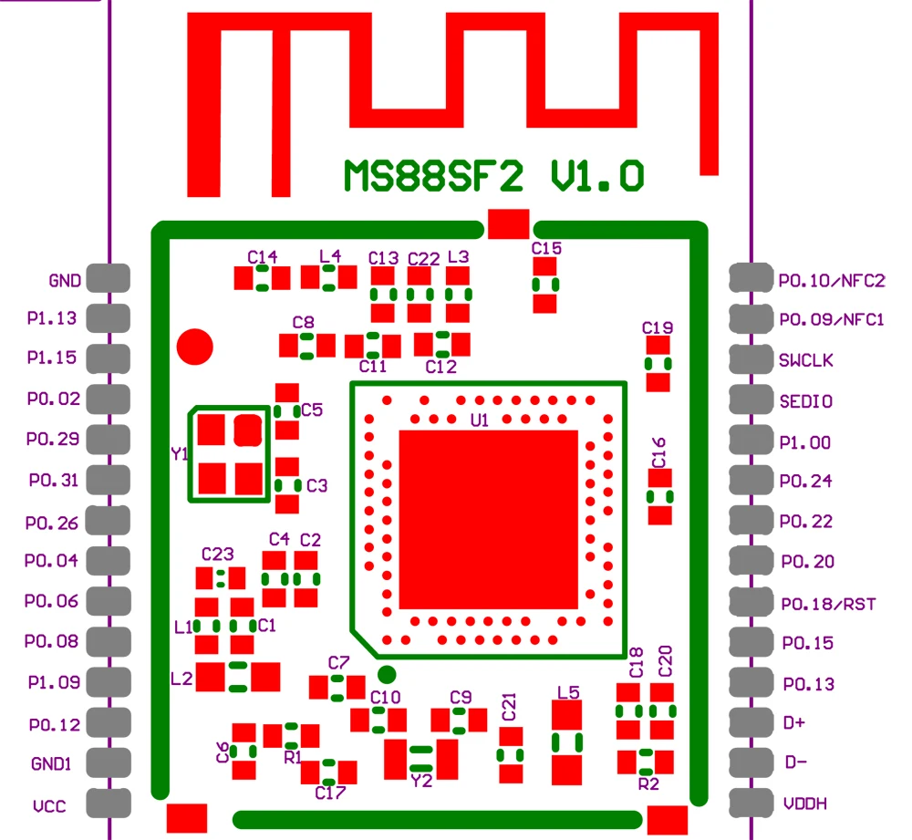 Mesh Support Usb Interface Nrf52840 Ble Module - Buy Usb Interface ...