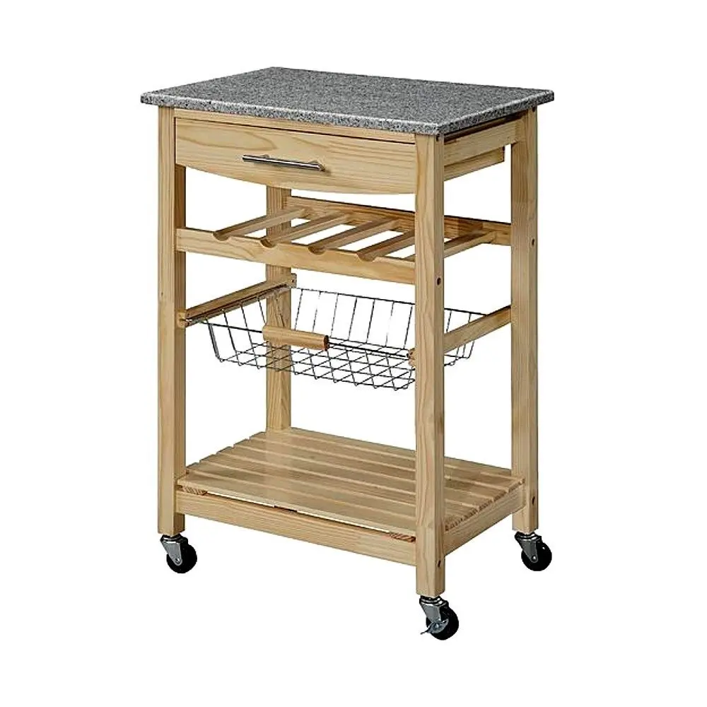 Red Mobile Kitchen Island Cart on Wheels Oliver and Smith Nashville Collection 30/" W x 18/" L x 36/" H Superior Importers Company fur/_nutrend/_1020641RD Natural Oak Butcher Block