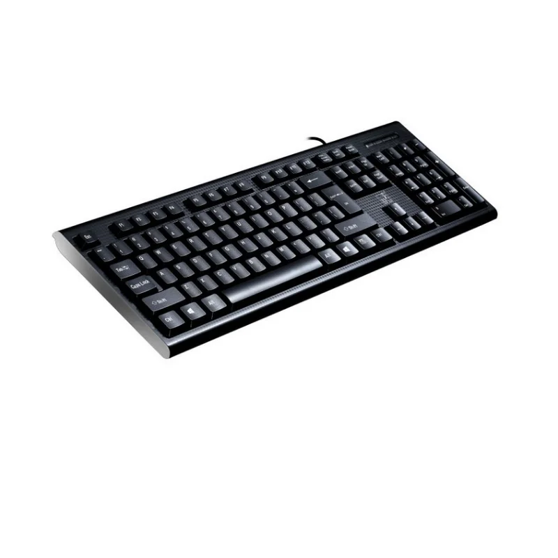 

Q9 USB Wired business Keyboards 104 keys for office home Gaming Desktop PC Keyboard gamer teclado, Black