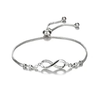 

Fashion 925 sterling silver 8 Word bracelet for women