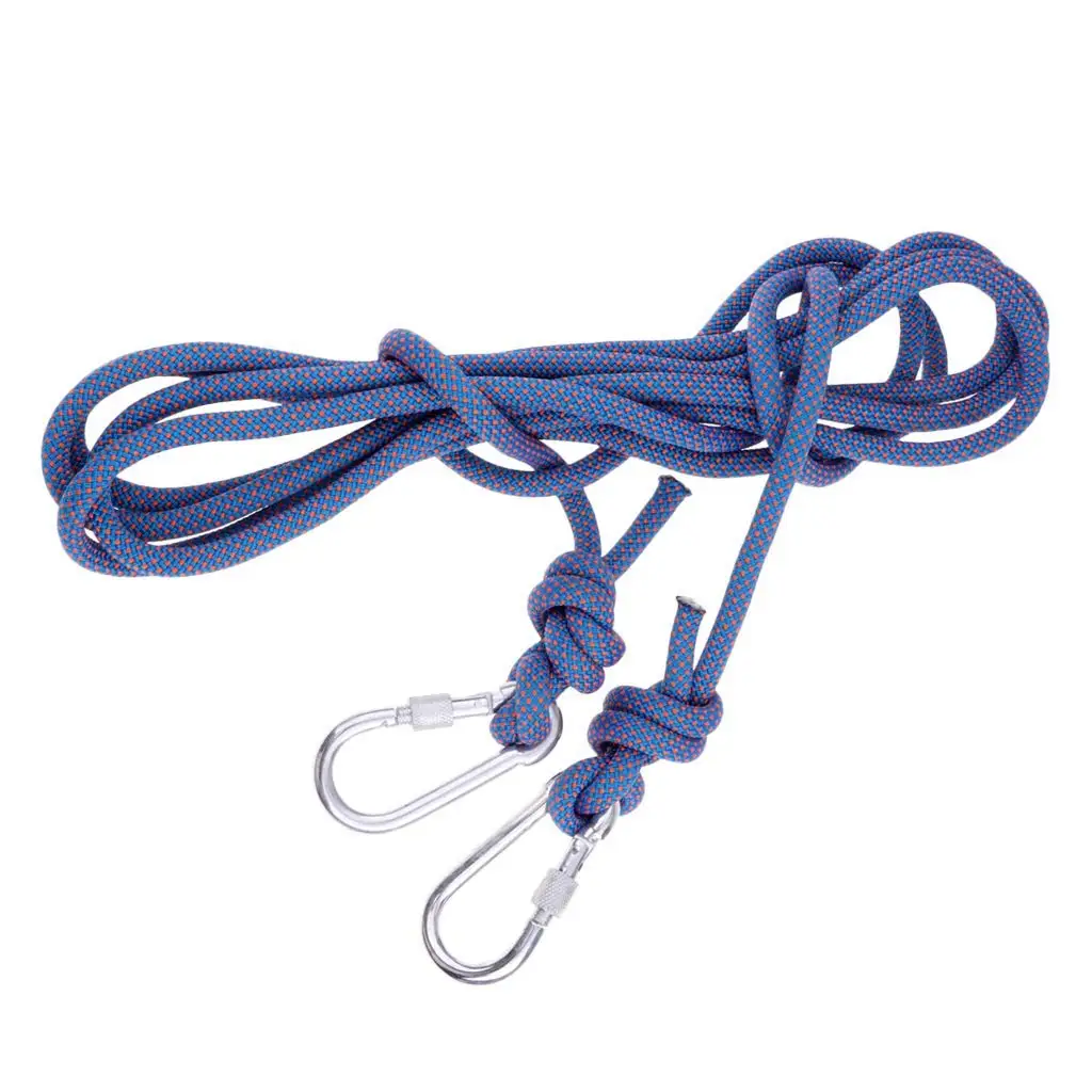 Buy Baosity 5M 10mm Outdoor Rock Climbing Rope Rescue Rappelling Safety ...