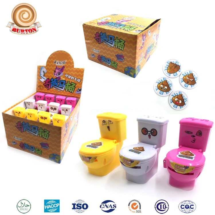 Novetly Japanese Style Plastic Closestool Toilet Toy With Chocolate ...