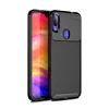 Laudtec New Carbon Fiber Tpu Silicone Back Phone Cover Case For Xiaomi Redmi Note 7