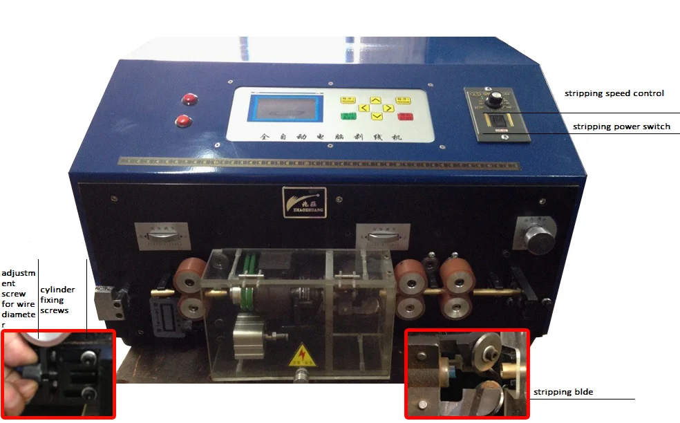 Hcs04 Automatic Enameled Wire Galvanic Line Cutting Scratching Machine