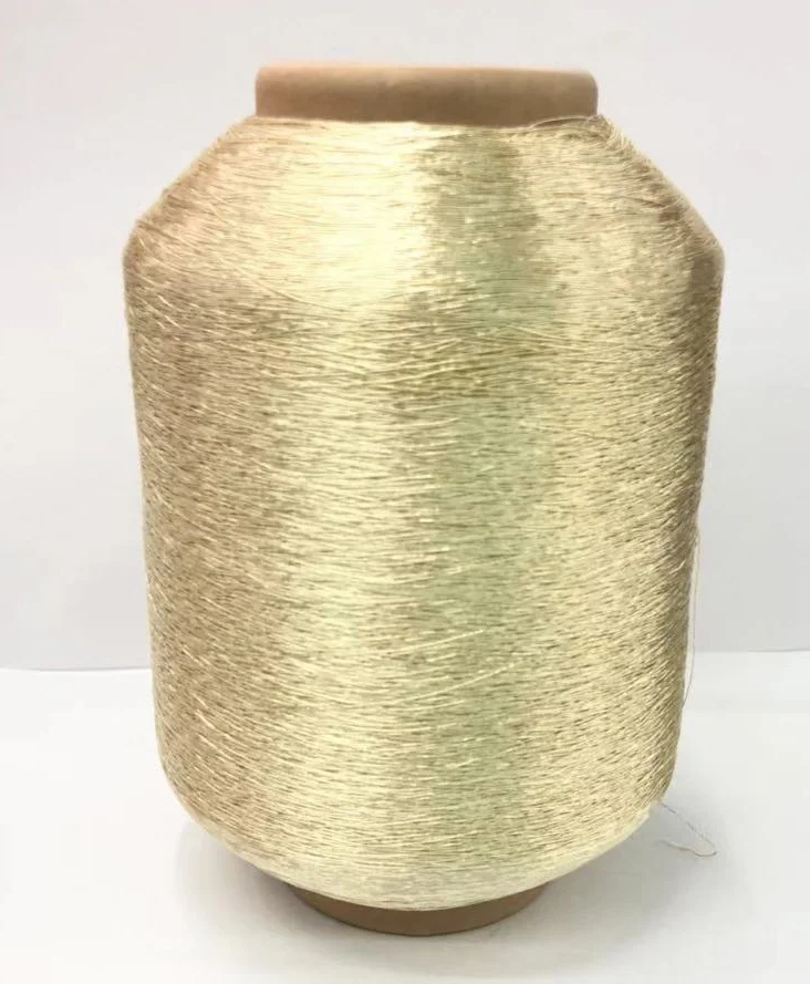 
JINGRI metallic yarn polyester yarn Gold and silver 6 thread 