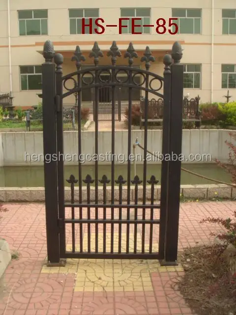 New Product Wrought Iron Single Swing Gate - Buy Wrought Iron Single ...