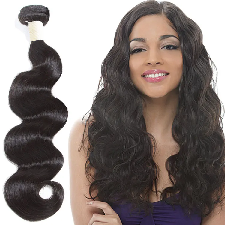 

Dropshipping Unprocessed,No dyed Raw Virgin Hair,Mink Human Hair Body Wave 10A grade, Natural color #1b