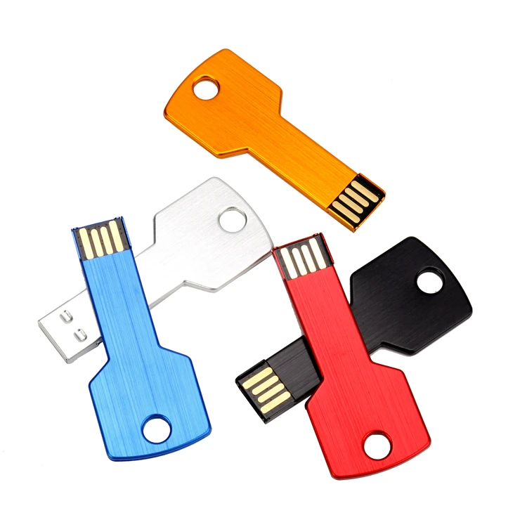 2021 Key Shape USB Flash Memory Disk USB Drive Free Custom Laser LOGO 2.0 3.0 2GB 4GB 8GB 16GB 32GB 64GB Pen Drive - ANKUX.COM