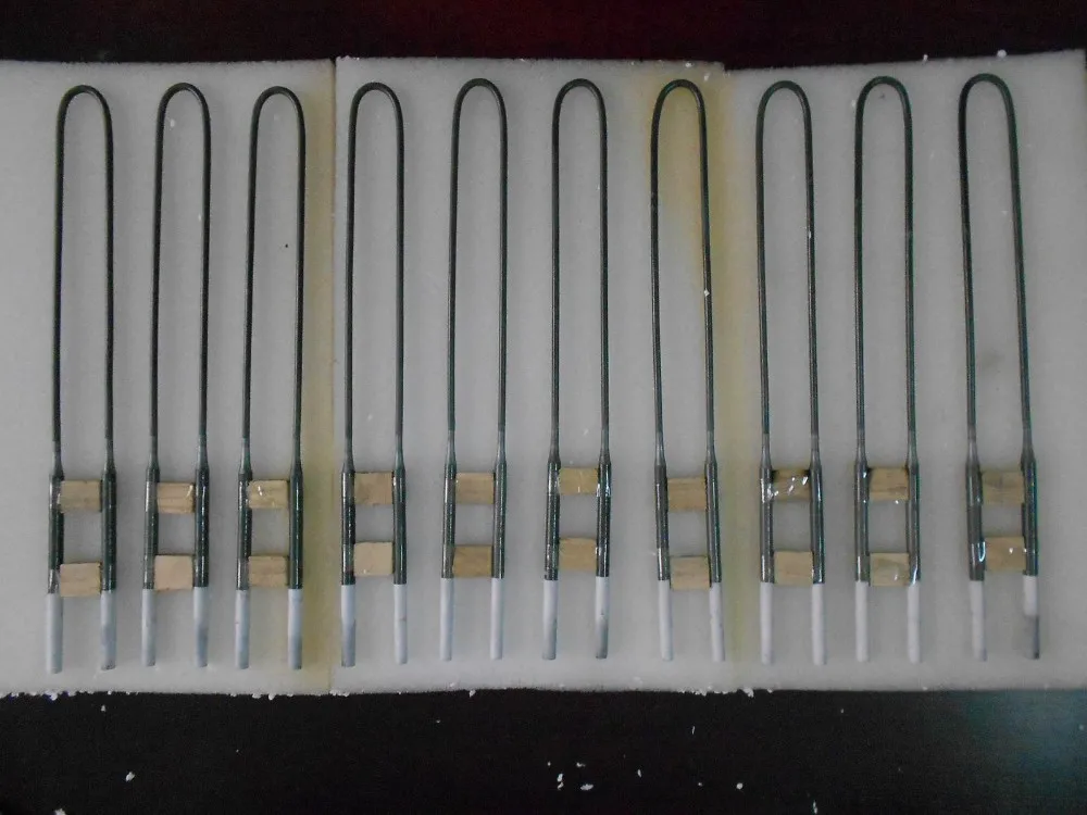 1800degree High tensile Silicon Molybdenum Rod Heating Elements for Muffle furnace