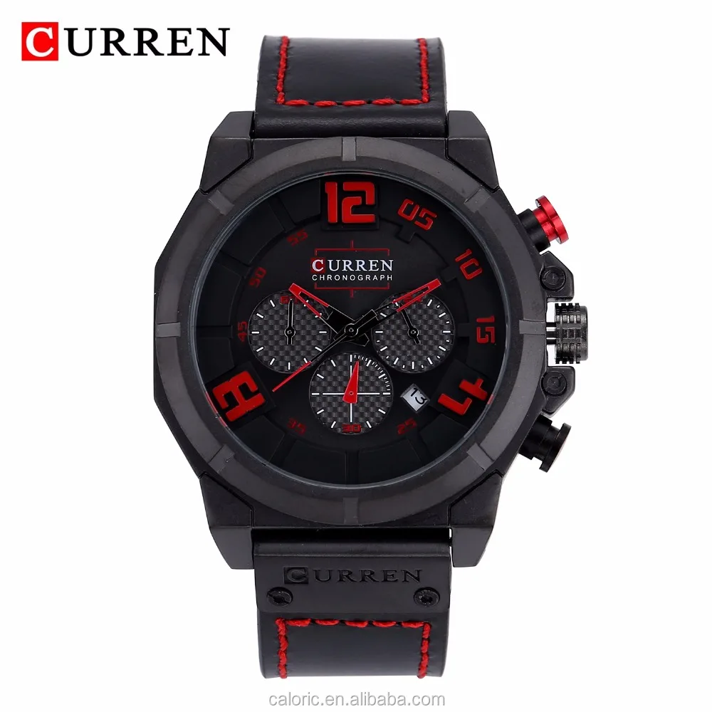 

Curren 8287 Men Sports Watches Top Brand Luxury Quartz Men Watches Waterproof Army Military Wrist Watch Clock Relogio Masculino, 5 color choose
