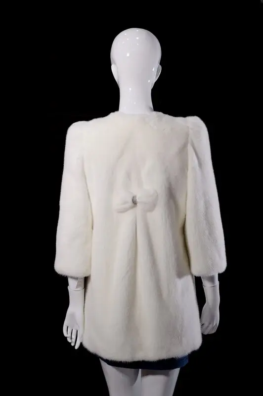 热销三季度袖美国水貂裘皮大衣 - buy 毛皮大衣,美国水貂毛皮大衣