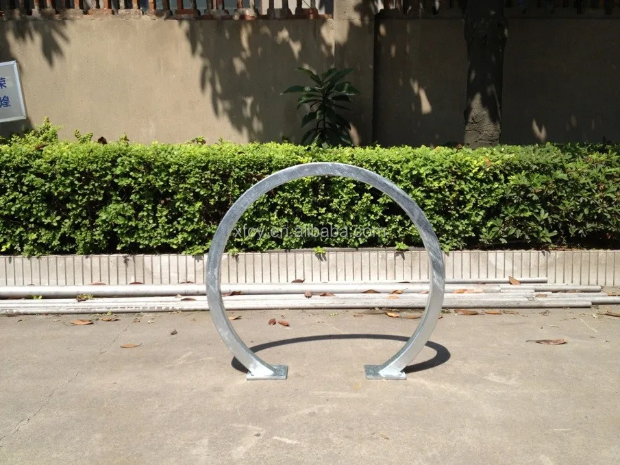 u 形建筑自行车支架方管停车自行车架