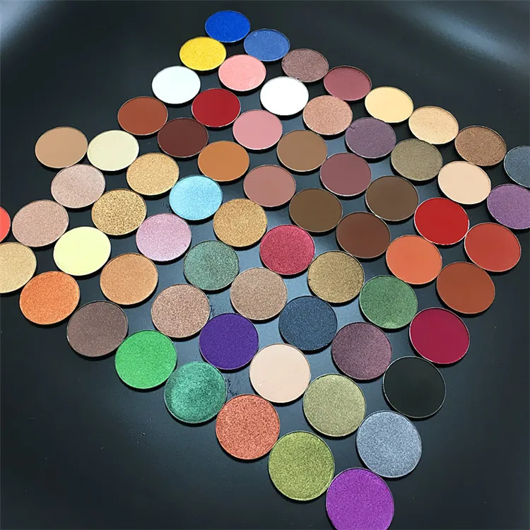 

Customized your own brand makeup 77 color shimmer and matte single eye shadow, 77 colors