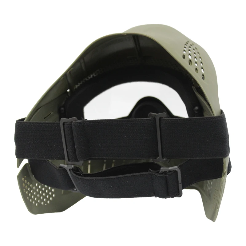 Popular Black Color Paintball Full Face Mask With Double Strap Buy Mask Product on