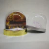 Custom Souvenir Photo Frame Christmas Santa Snowman Picture Frame Silver Water Snow Globe