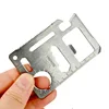 Hot On Sale Multi-function tool card Mini Life Saving Knife Camping Outdoor Pocket Survival Tools