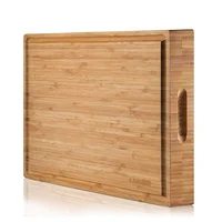 

High Quality Kitchen Organic Natural Extra Large Wholesale Bamboo Chopping Board Bamboo Cutting Board with Juice Groove