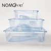 NOMOY PET ABS material fish aquarium turtle tank with the combination of water and land Blue S NX-10A