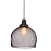 New items one light mesh enclosure black pendant light