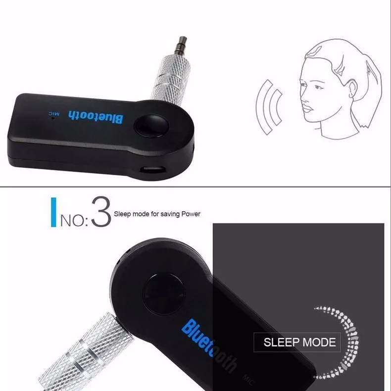Home Car Wireless Bluetooth AUX Audio Receiver Adapter 3.5mm Jack Bluetooth HandsFree Car Kit Stereo MP3 Music Receiver