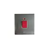 Top Quality Stainless Steel Panel decorate switch 45A the top best kitchen cooker switch safety electric switch and socket