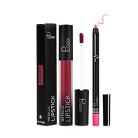 

Customized Private Label Organic Lip Liner Matte Lipstick Set