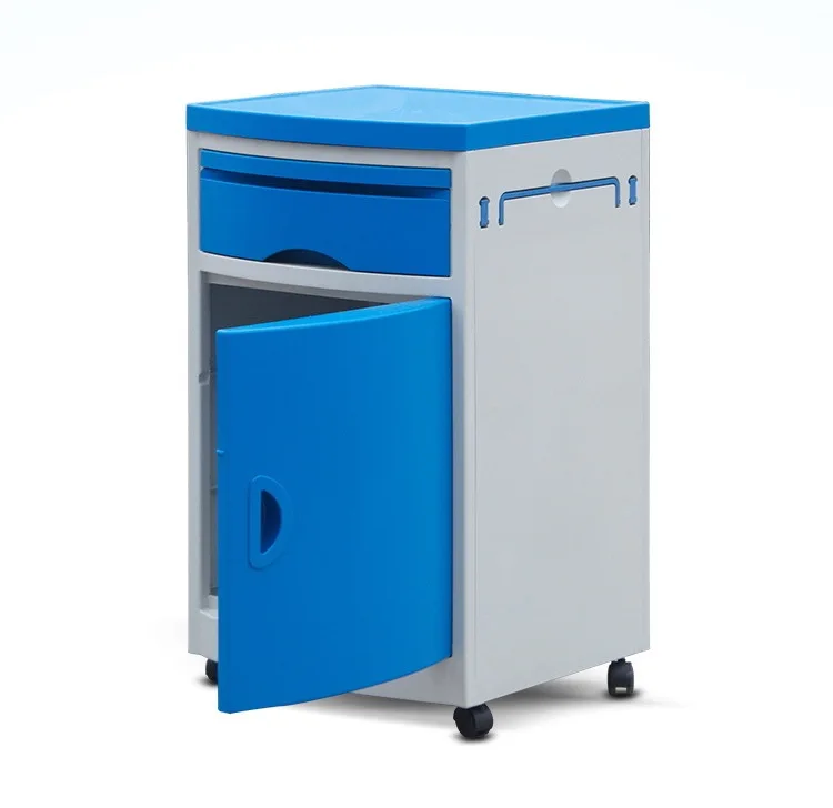 48*48*72cm Kangmei Hospital Bedside Table Plastic Medical Bedside Cabinet without wheel