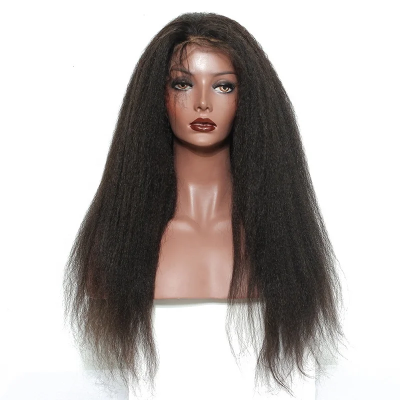 South Africa Kinky Straight Human Hair Full Lace Wig Buy Kinky