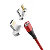 Portable 3 in 1 Data Sync Charging Magnetic Cable Mobile Phone 3A Quick Charge USB Cable