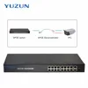 POE switch cheap substitute one cable for network and eleltric 16 ports spoe switch