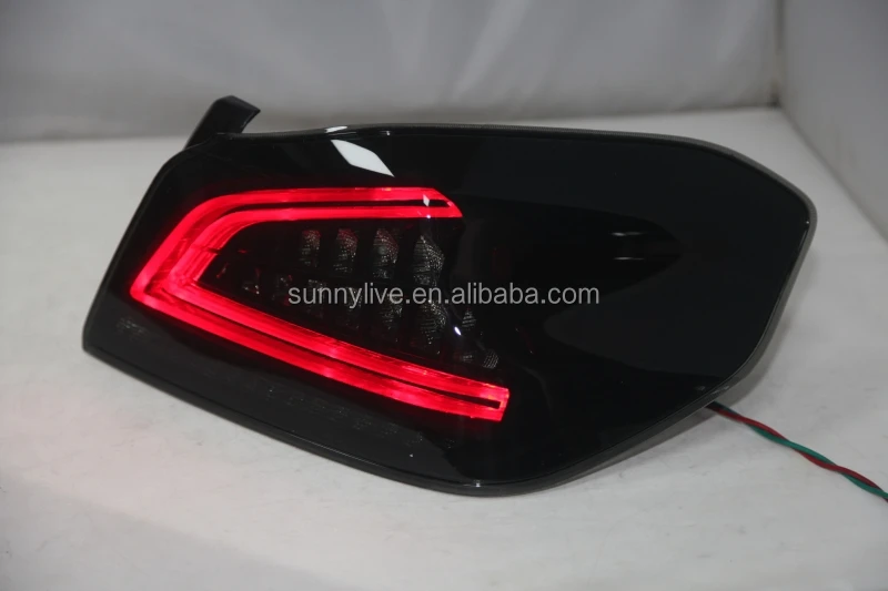 For SUBARU Impreza WRX  2014-2018  year LED Tail Lamp YZ  smoke black