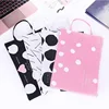 Custom cute design A4 size colorful sewing cloth file fabric folder Documents tote bag with zipper