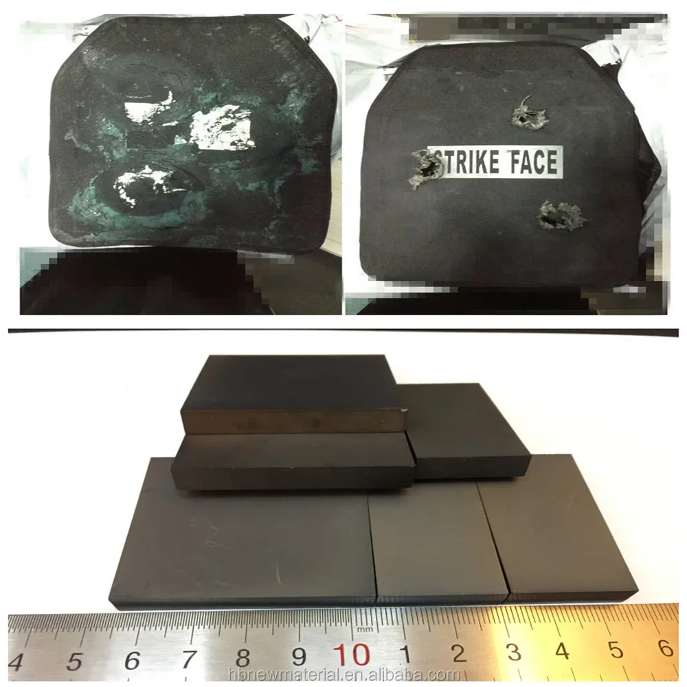 Bulletproof plate made by silicon carbide material/Sic bulletproof ceramic/ballistic plate/tile