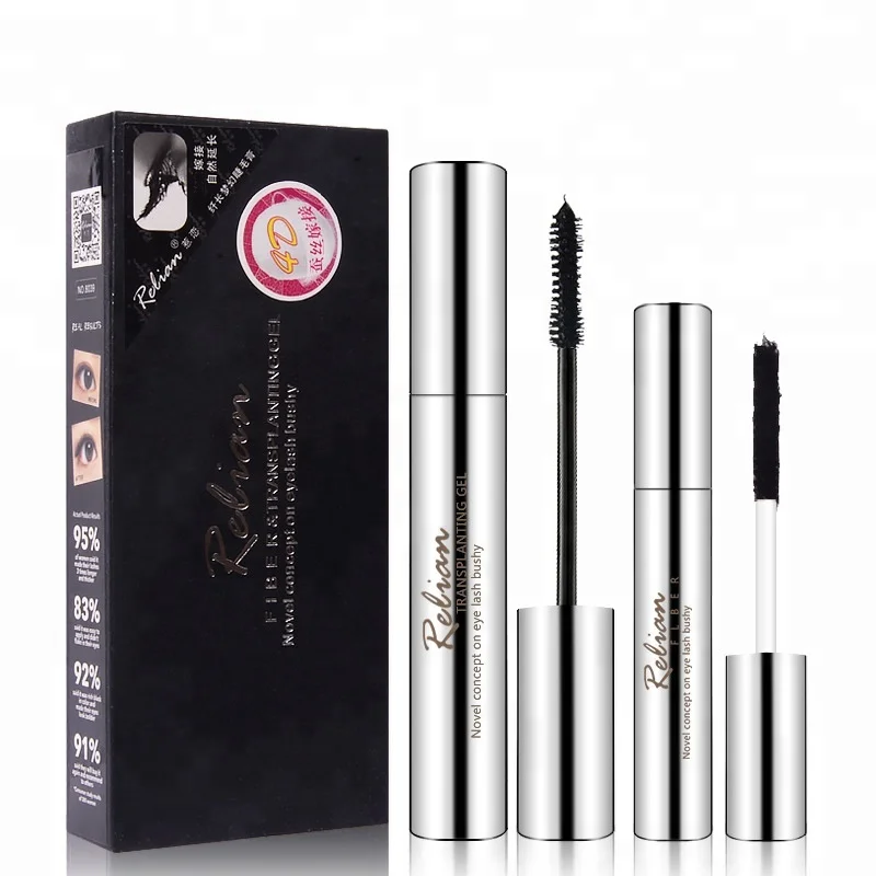 

High Quality 4D Black Silk Fiber Combination Eyelash Enhancer Mascara Curling Brushy