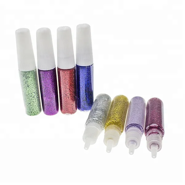 
2018 Hot Sale Non-toxic Iridescent Multi Colored Painting Glitter Liquid Glue For Children DIY 