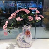 Hot selling natural rose quartz manufacturing peacock crystal bead tree for crystal crafts home decoration tree