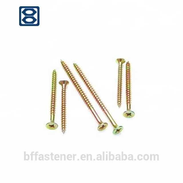 
Haiyan bafang pozi double chipboard screws self tapping stainless steel cross recessed countersunk head wood screws 