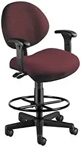 OFM 241-AA-DK-201 24-Hours Task Chair with Arms and Drafting Kit
