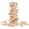 Wholesale children imagination 48pcs wooden tumbling tower children toy building blocks for kids
