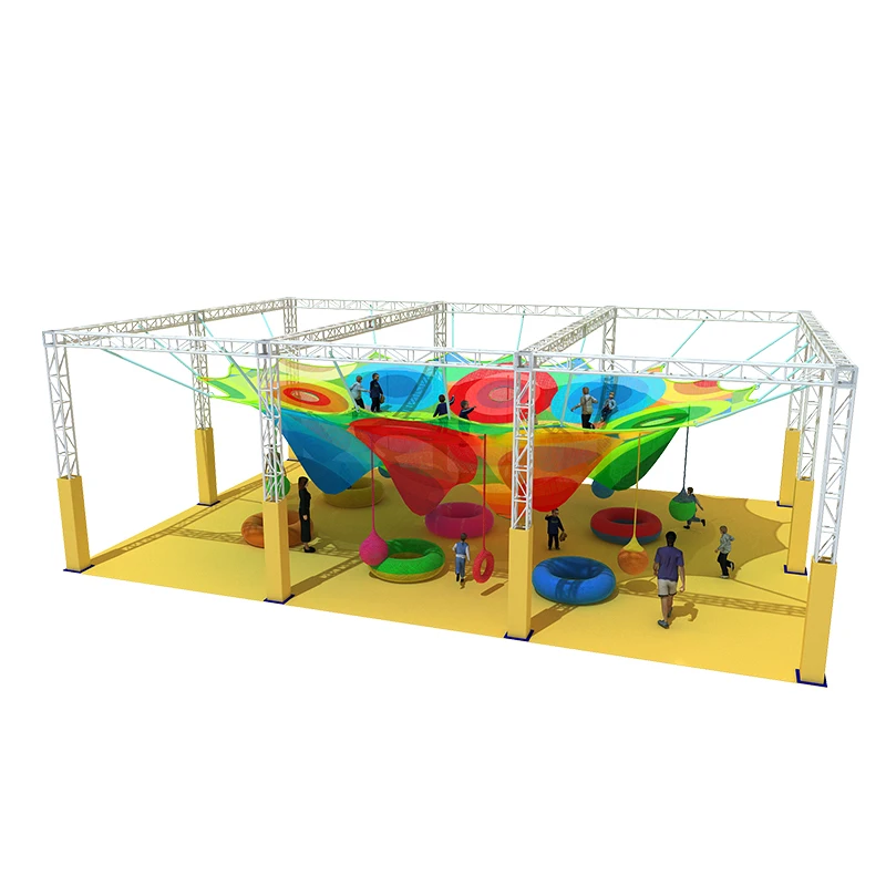 

Colorful Climbing Rope Netting Soft Play Honeycomb Maze Net for Kids Indoor playground and outdoor Playground, Colorful or by request