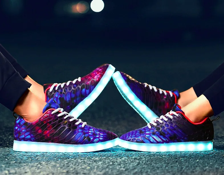 zapatos led recargables por usb buy zapatos led zapatillas led para correr zapatos de luz nocturna product on alibaba com