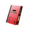Hardcover Touch Screen 8 Digit Red Note Book Calculator with Solar