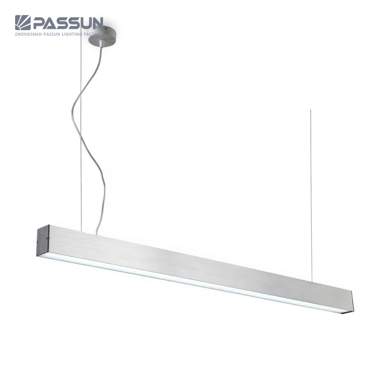 Modern Commercial Office Lighting Hanging Fixture Ceiling White