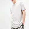OEM Fashion Men Summer Simple Design Plain Relaxed Fit White Cotton Blank T-Shirt