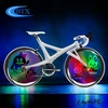 Flashlight 416 leds for bike tire wheel light with waterproof ,creating your image and animation