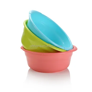 round plastic wash basin