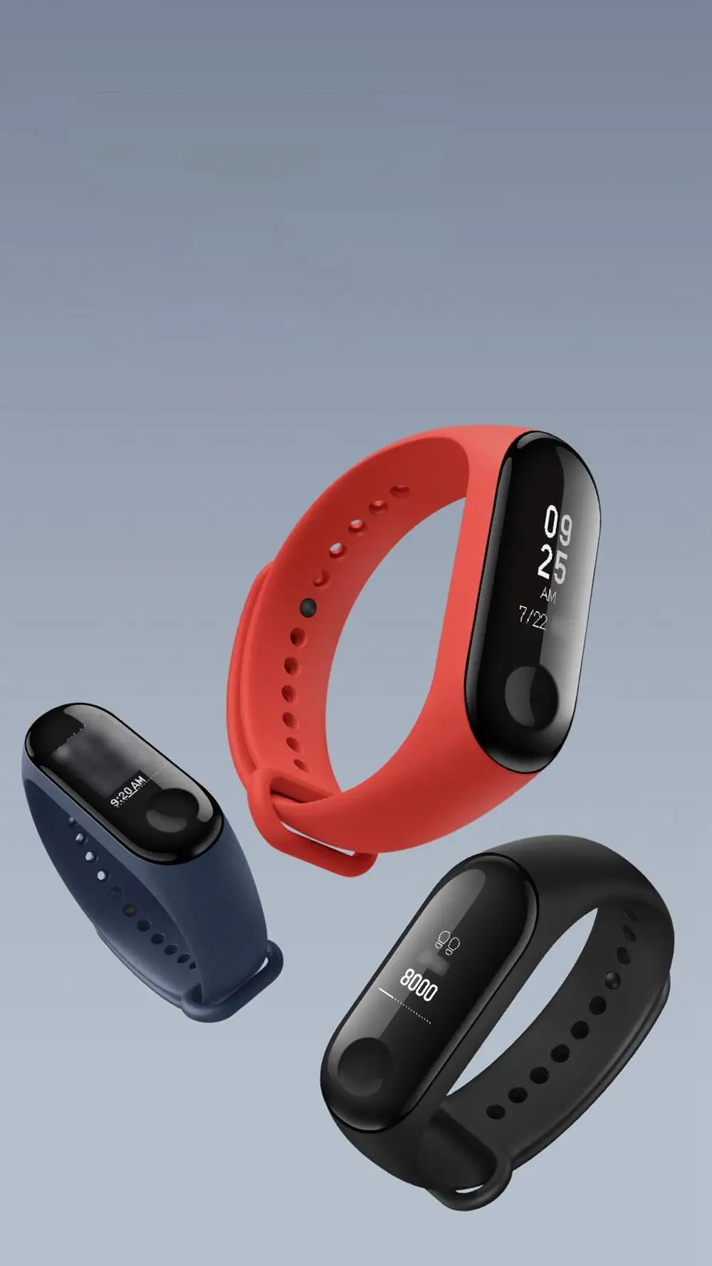 Origi   nal Xiaomi Mi Band 3 Smart Wristband Bracelet Oled