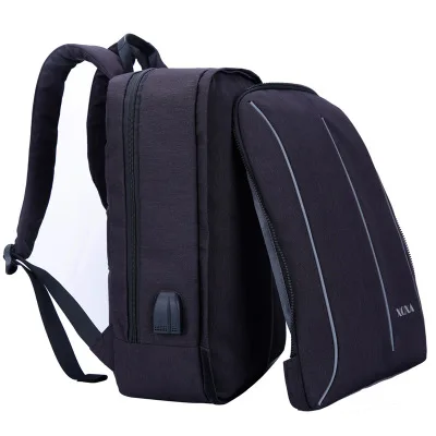 Usb Laptop Rucksack 17 Computer Backpack School Bags With Laptop Compartment For Teens Mens Blue Amazon Co Uk Luggage
