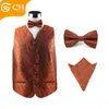 New Fashion Design Casual Work With Pocket Orange Color Man Gilet