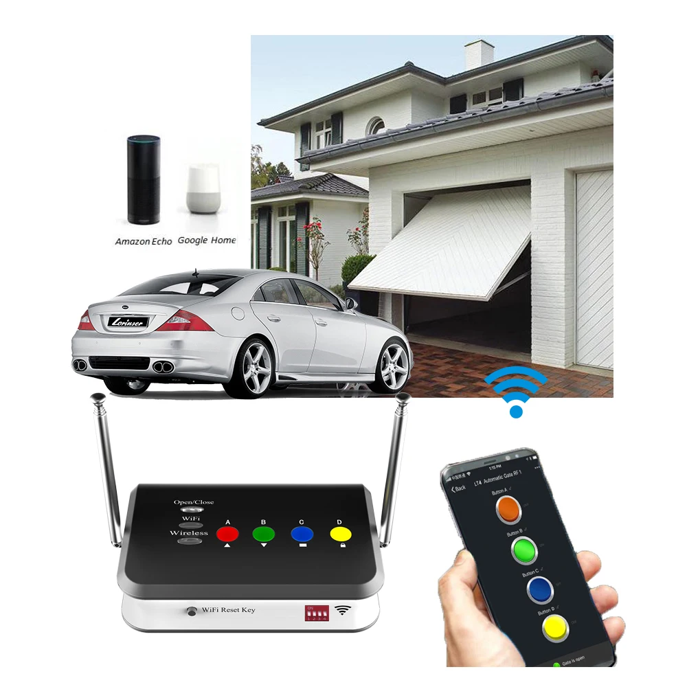 310MHZ 315MHZ 330MHZ 350MHZ 433MHZ Fixed Code Wireless Remote Control for Auto Door Phone App Control